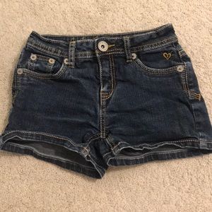 Justice girls denim shorts size 12